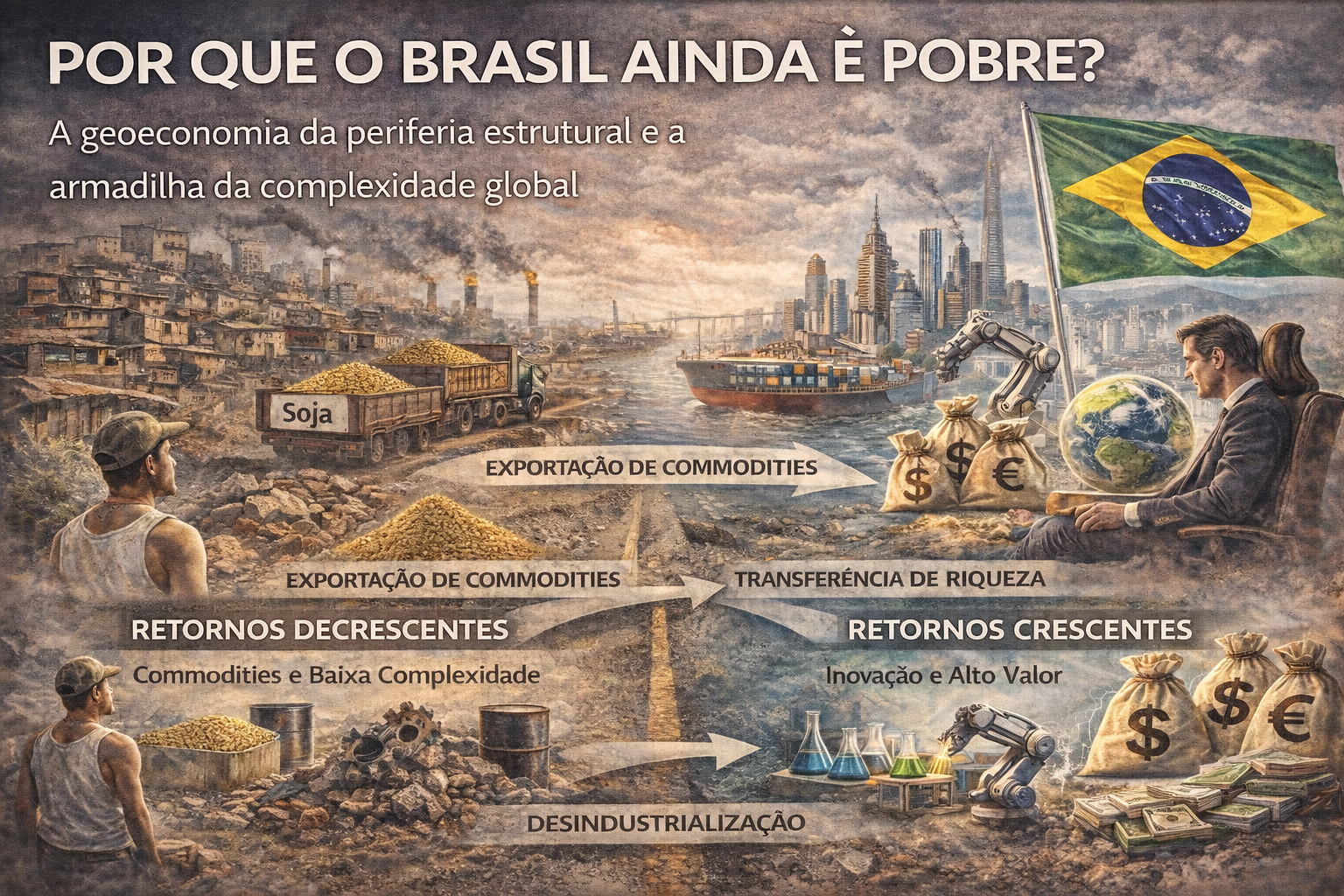 Por que o Brasil ainda é pobre?
