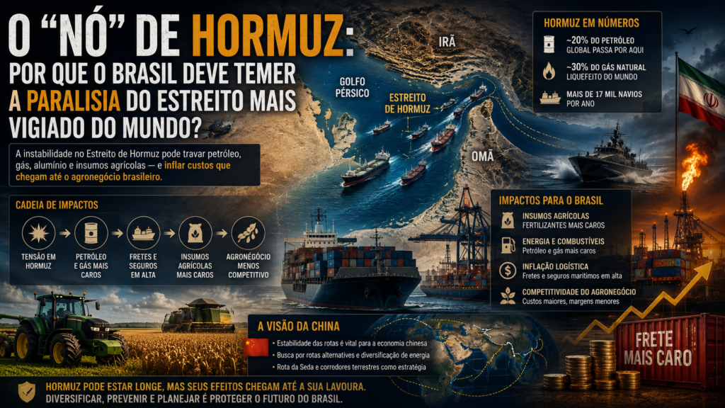 O “Nó” de Hormuz: por que o Brasil deve temer a paralisia do estreito mais vigiado do mundo?