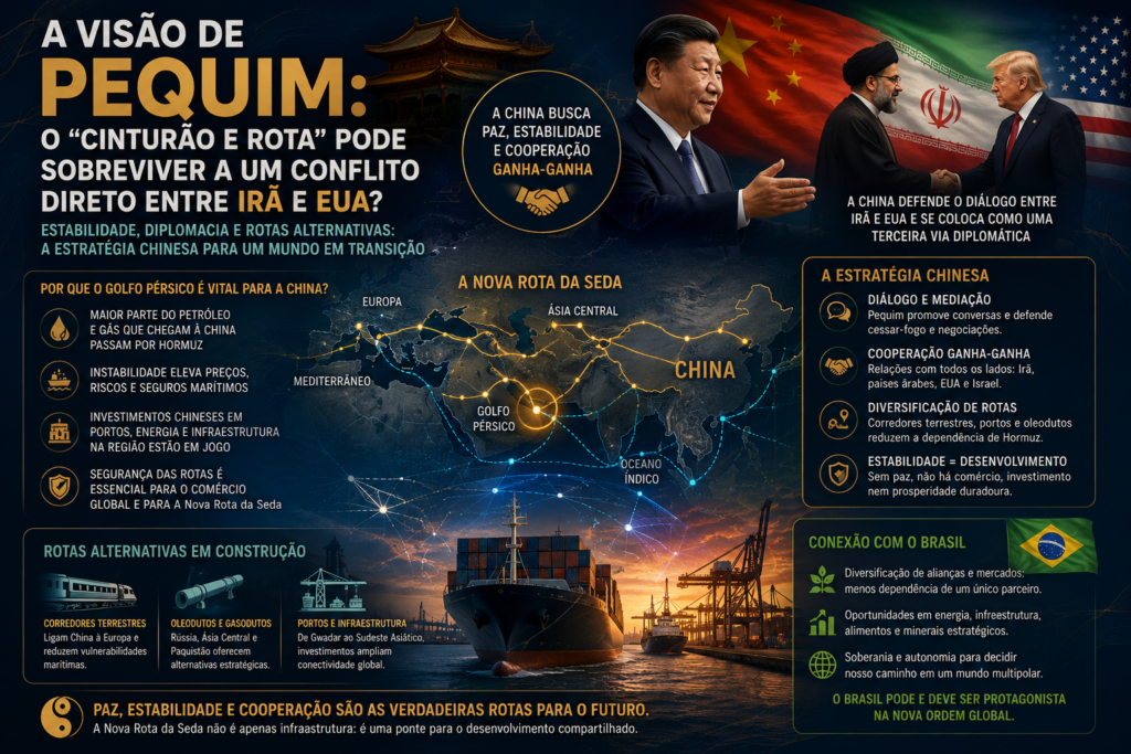 China Irã EUA e Nova Rota da Seda